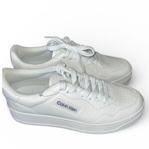 Calvin Klein Men’s White Sneakers Size 9M NWOT
